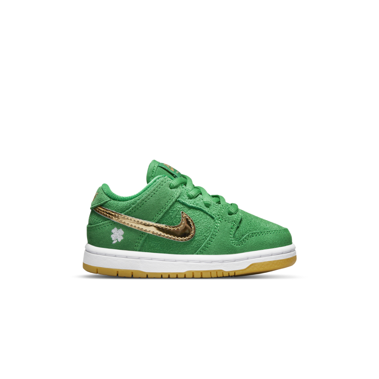 NIKE SB DUNK LOW PRO (TD) 'ST. PATRICKʼS DAY' LUCKY GREEN/METALLIC