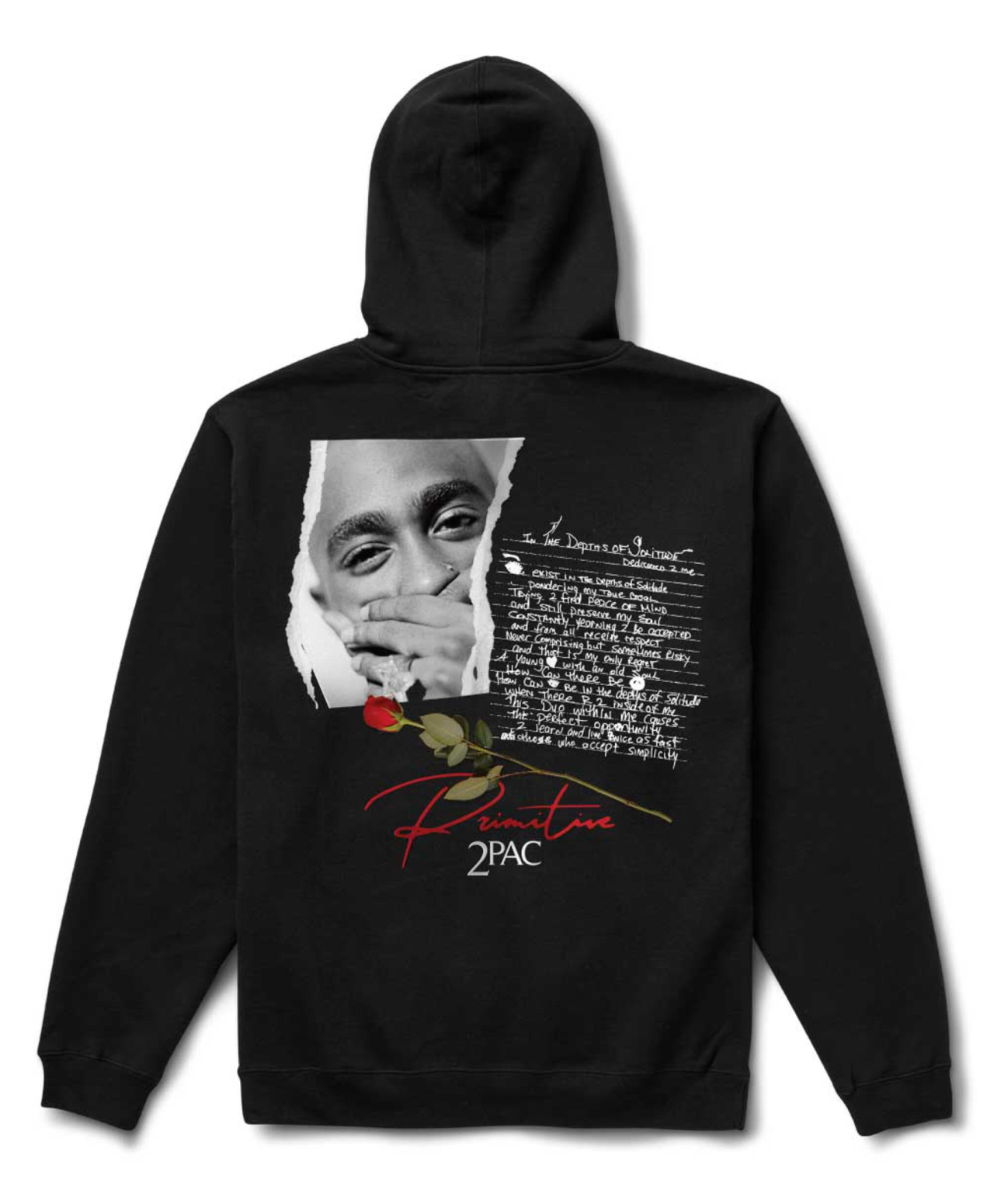 PRIMITIVE X 2PAC INJECTION LYRICS II HOOD BLACK | HOODS | Color