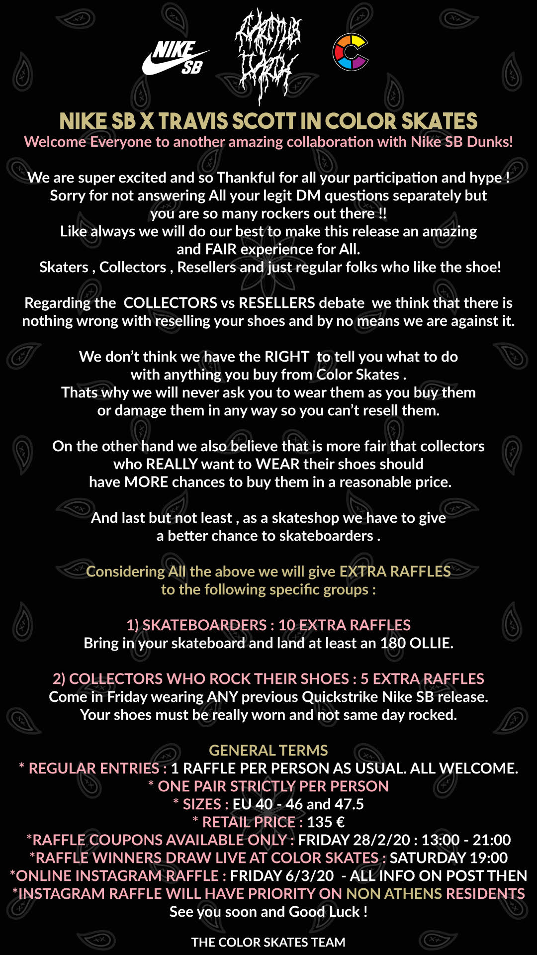 color skates nike sb