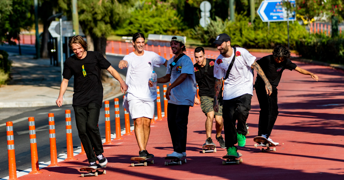 COLOR SKATES THE BIG WALK ATHENS