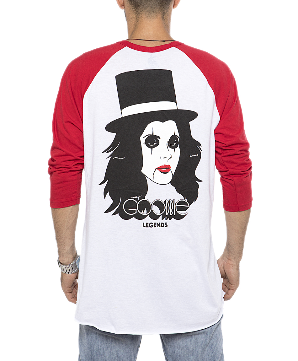 GOODBIE ALICE LEGENDS RAGLAN WHITE/RED