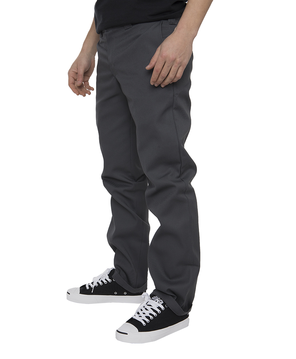 DICKIES X COLOR SLIM STRAIGHT WORK PANT CHARCOAL GREY