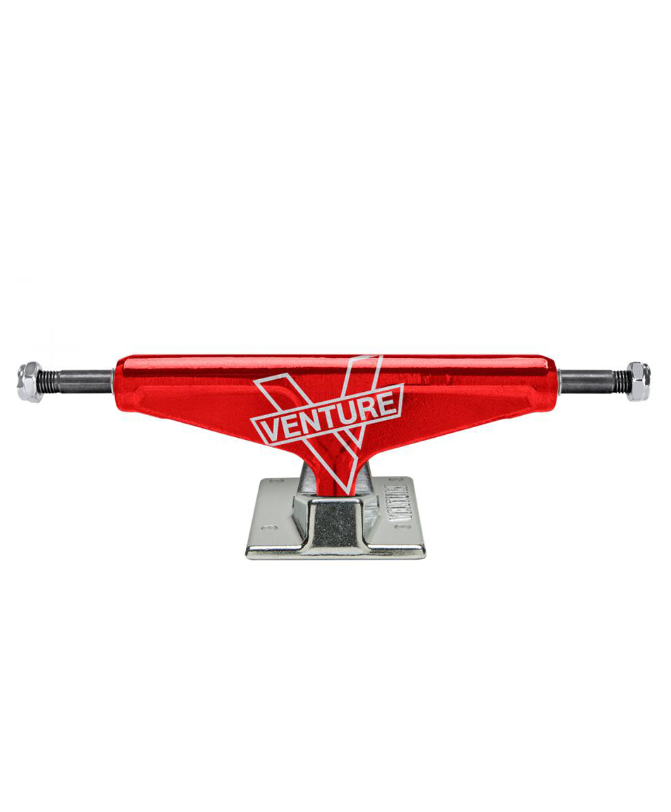 VENTURE 5.2 HIGH SUPERCHARGE MARQUEE V TRUCKS LIGHT RED/POLISHED