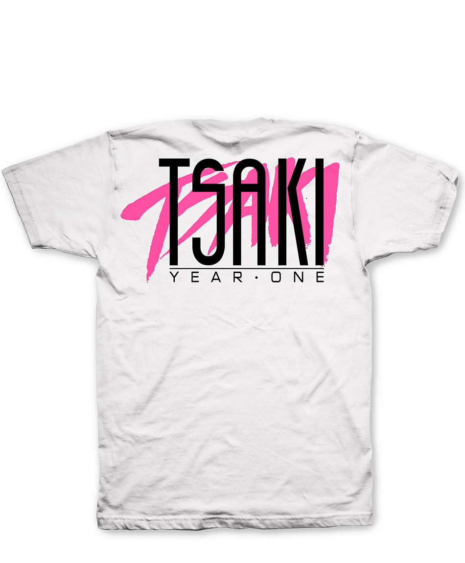 COLOR X TSAKI TEE WHITE