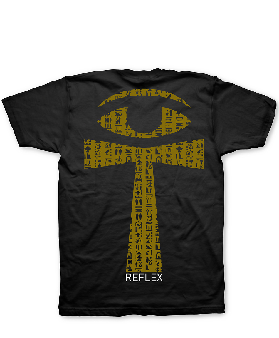 COLOR X MO REFLEX TEE BLACK
