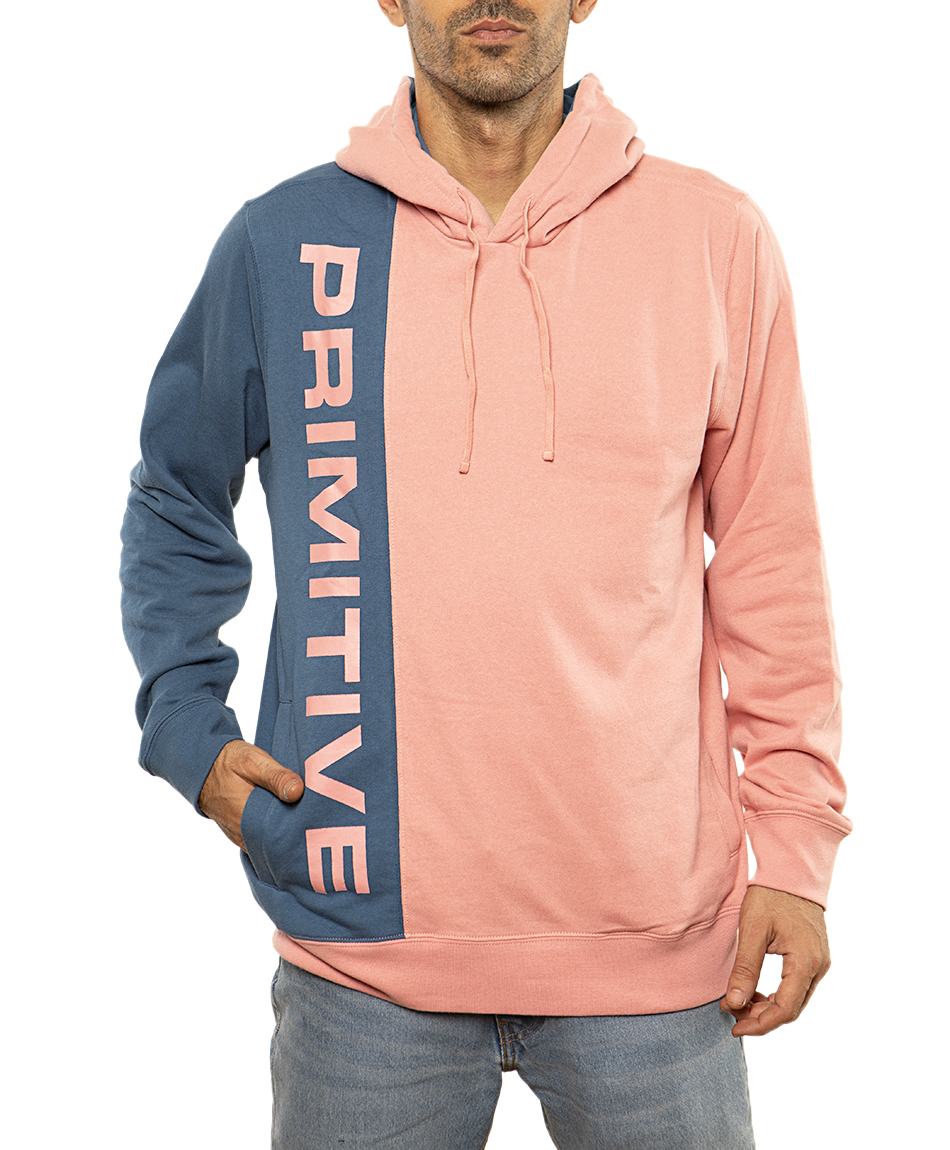 PRIMITIVE BLOCKS HOOD SALMON