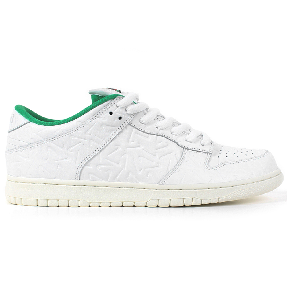 NIKE SB X BEN-G DUNK LOW PRO WHITE/GREEN-SAIL