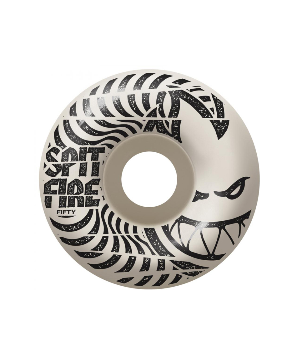 SPITFIRE LOW DOWNS 99DU WHEELS 50mm WHITE/BLACK