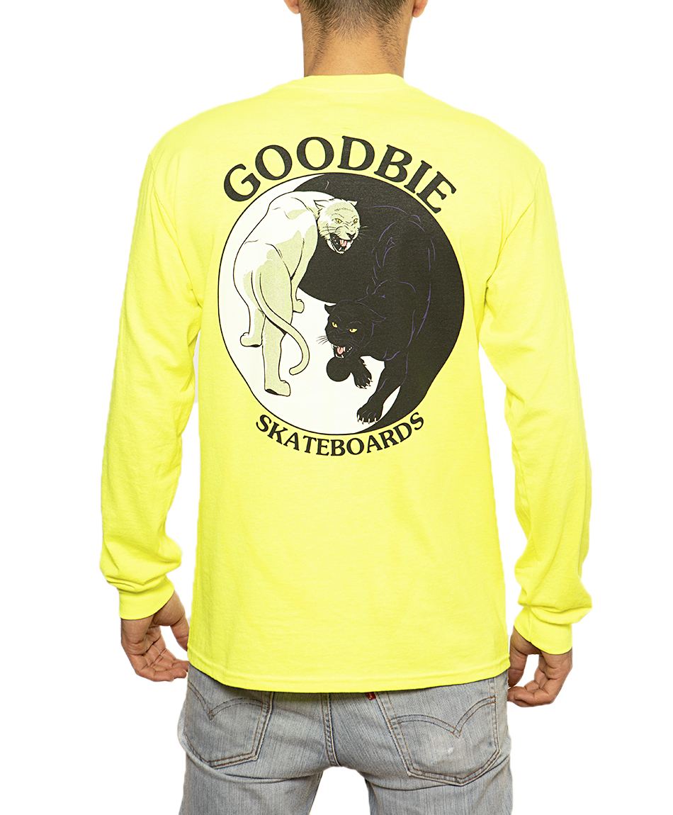 GOODBIE YING YANG LONG SLEEVE NEON YELLOW
