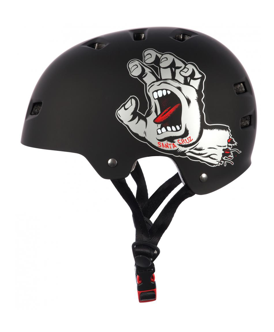 BULLET X SANTA CRUZ SCREAMING HAND HELMET MATT BLACK