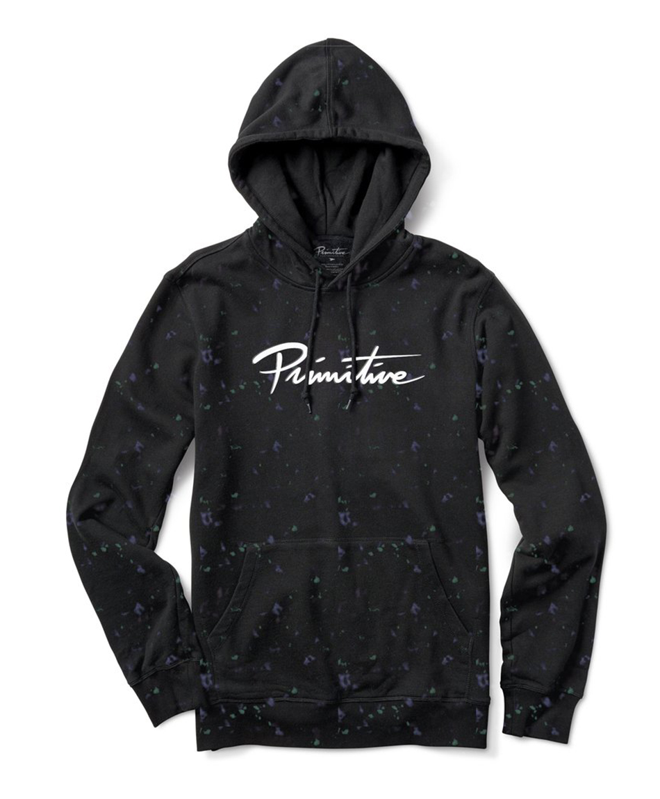 PRIMITIVE NUEVO PUFF WASHED HOOD BLACK