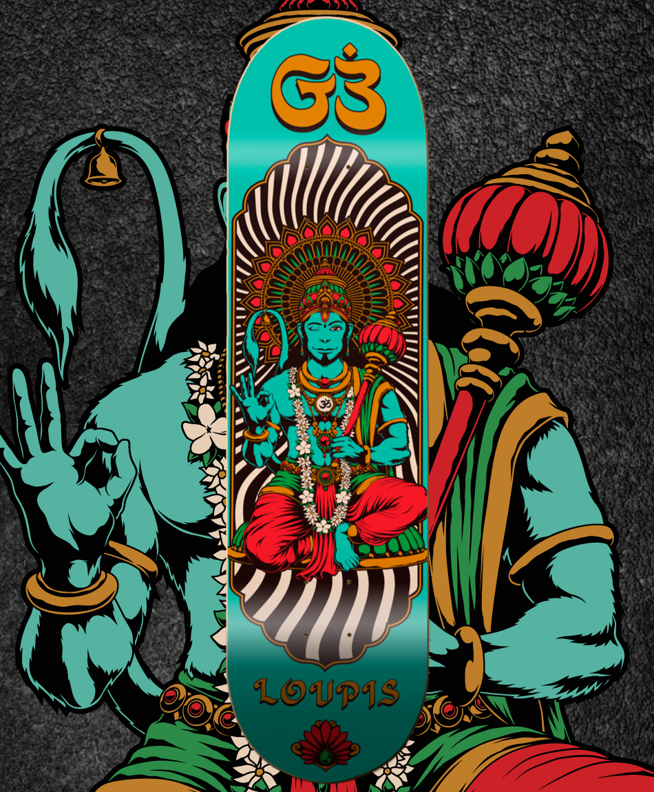 GOODBIE HANUMAH DIVIRALS PRO SKATE DECK