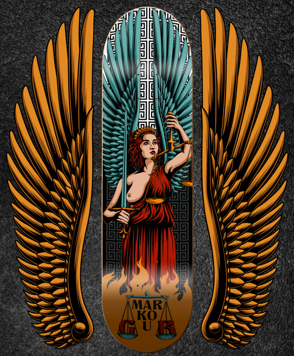 GOODBIE NEMESIS PRO SKATE DECK