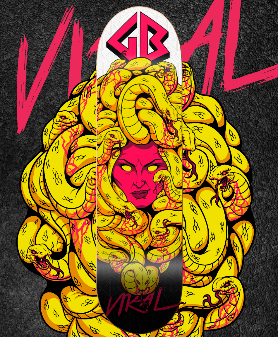 GOODBIE MEDUSA 2.0 TEAM SKATE DECK