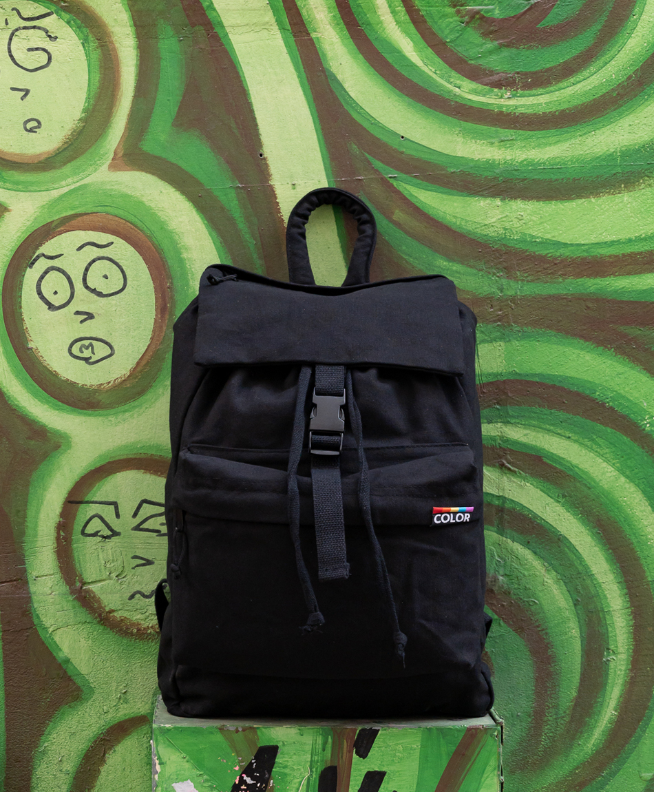 COLOR BACKPACK BLACK