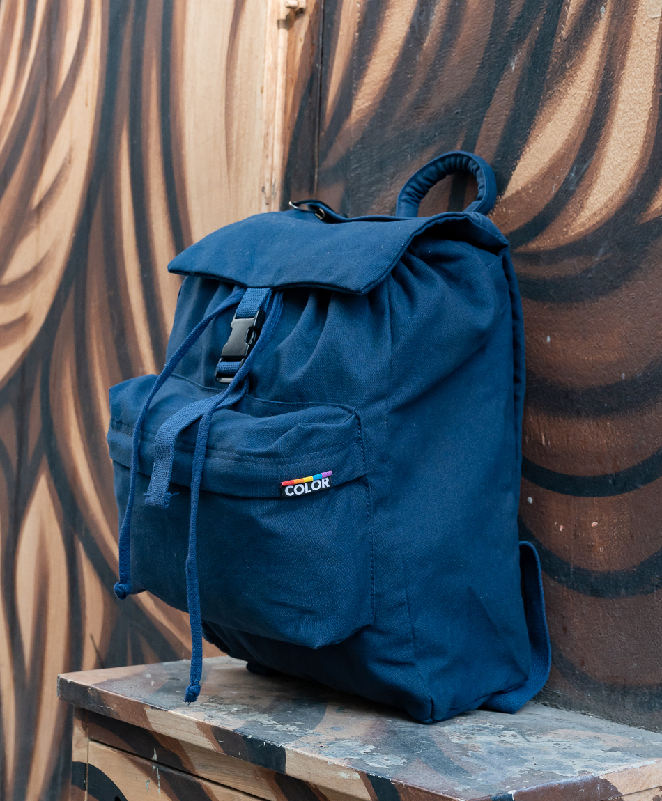 COLOR BACKPACK NAVY BLUE