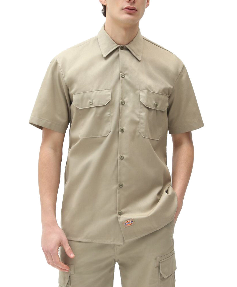 DICKIES SHORT SLEEVE WORK SHIRT KHAKI