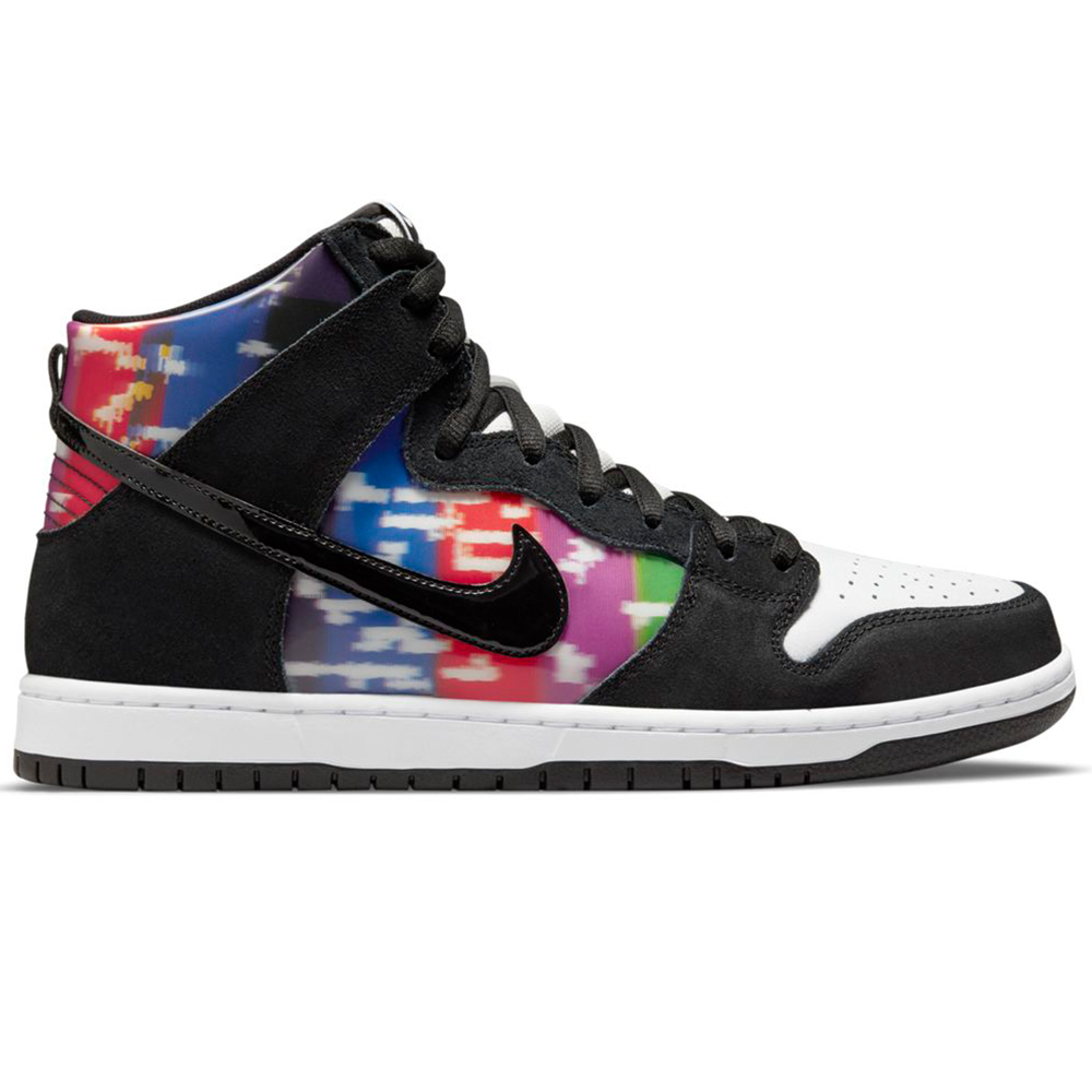 NIKE SB DUNK HIGH PRO TV SIGNAL WHITE/BLACK-INFRARED