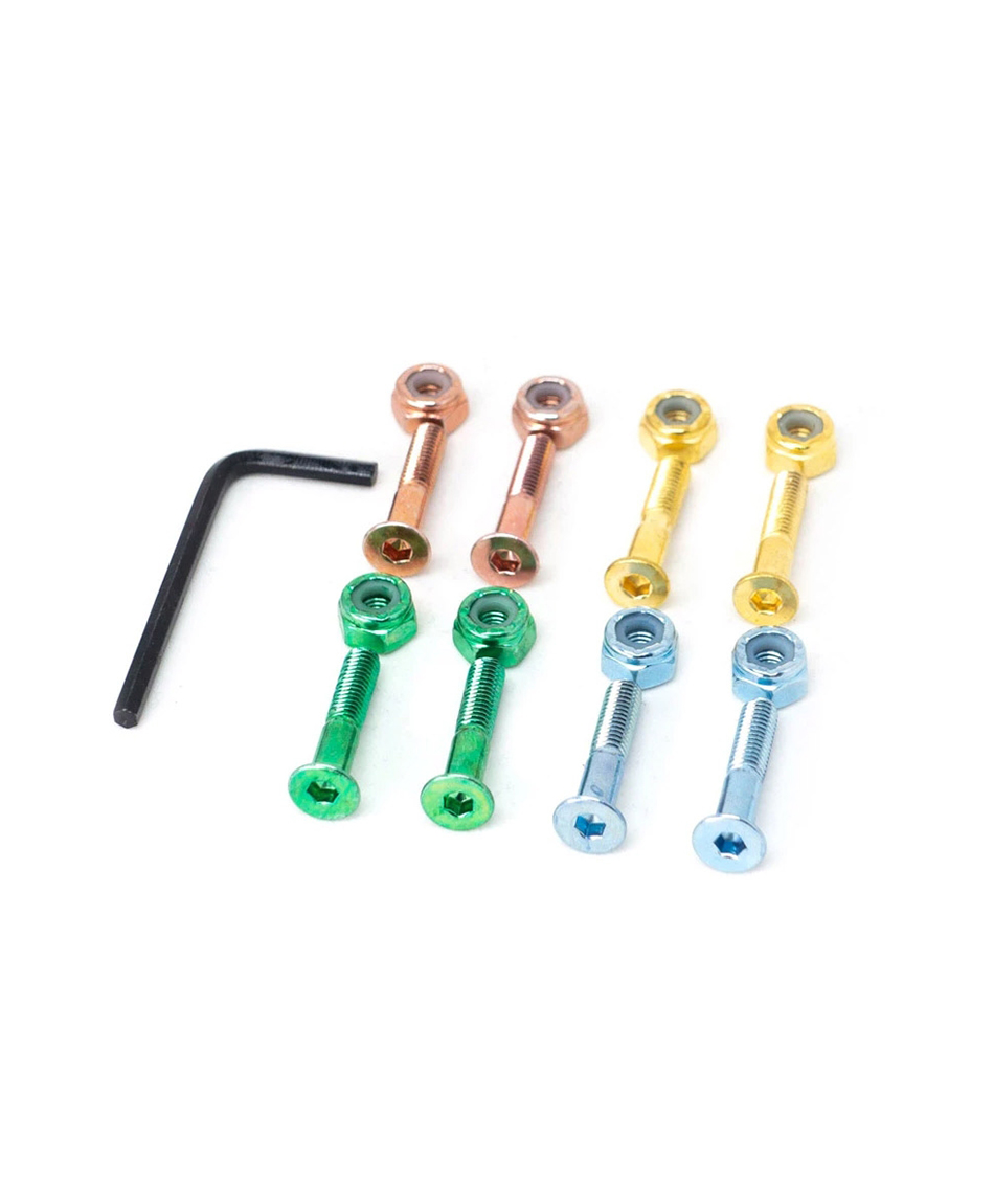 FILM TRUCKS 1 BOLTS 4 ASSORTED COLORS