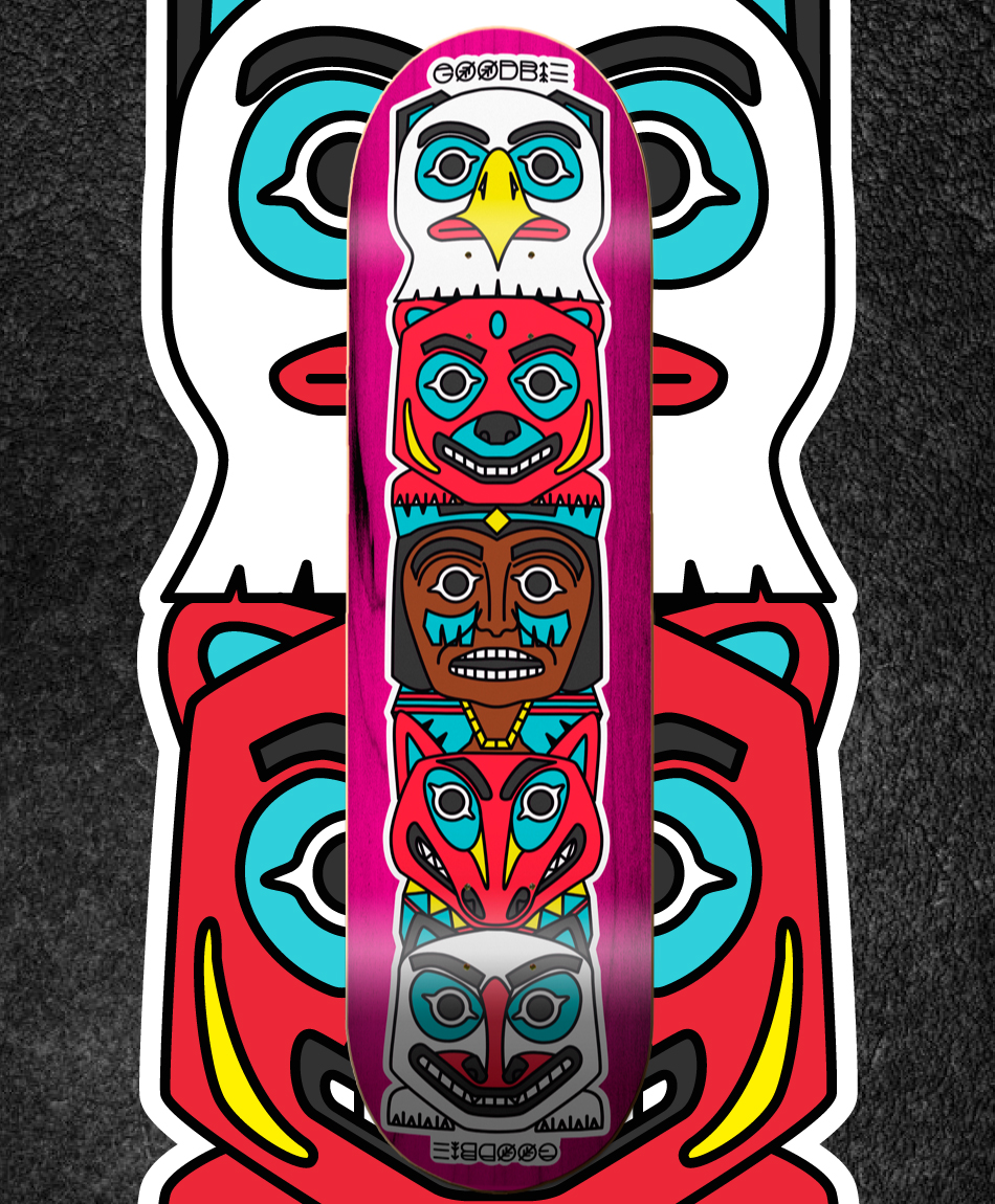 GOODBIE TOTEM PRO TEAM SKATE DECK
