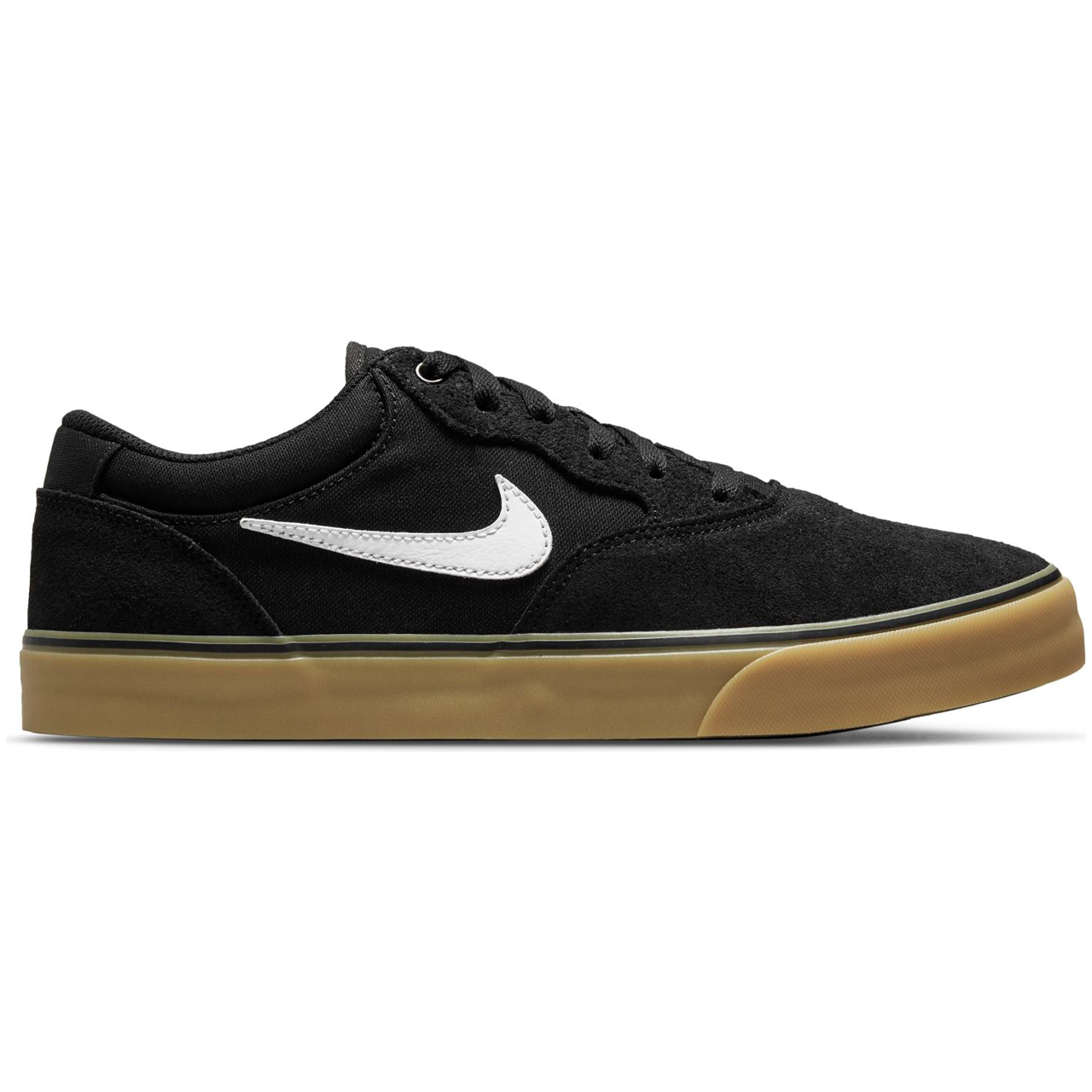 NIKE SB CHRON 2 BLACK/BLACK/GUM LIGHT BROWN/WHITE