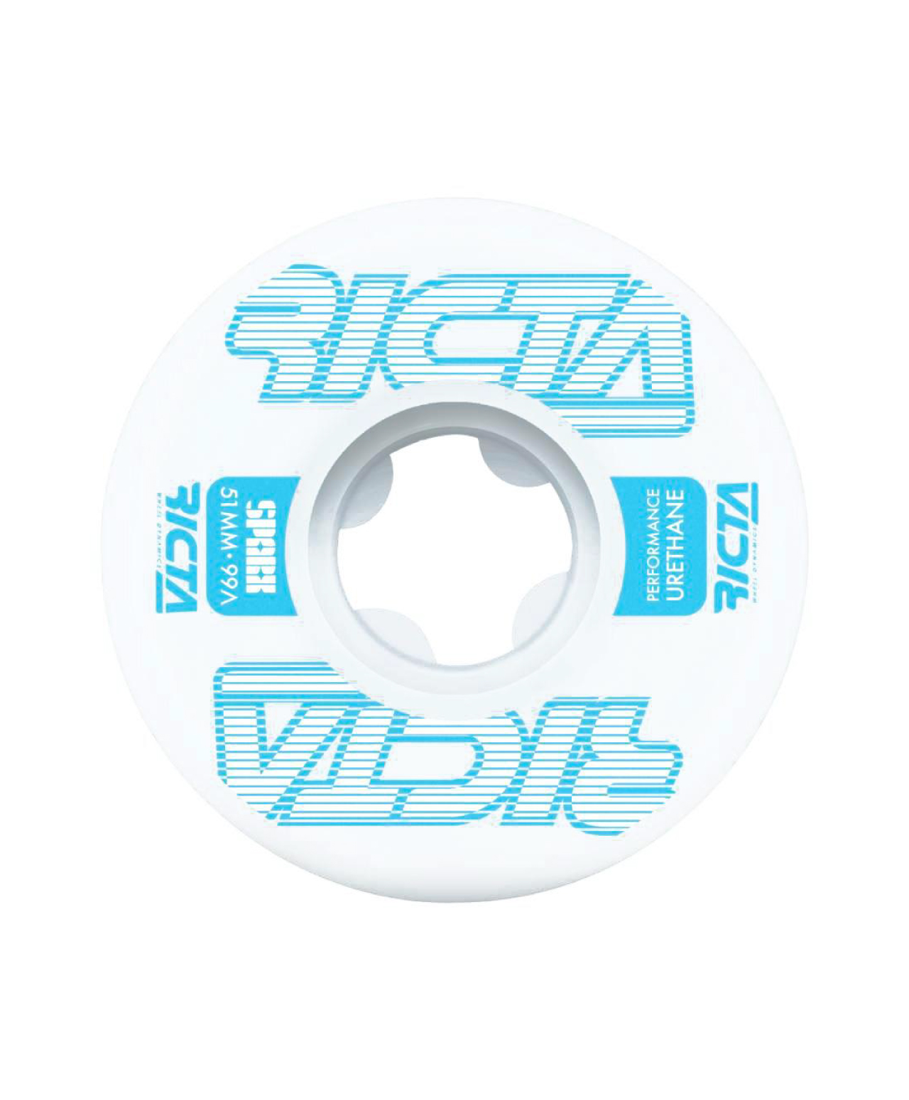 RICTA FRAMEWORK  SPARX 99A 51mm WHEELS WHITE