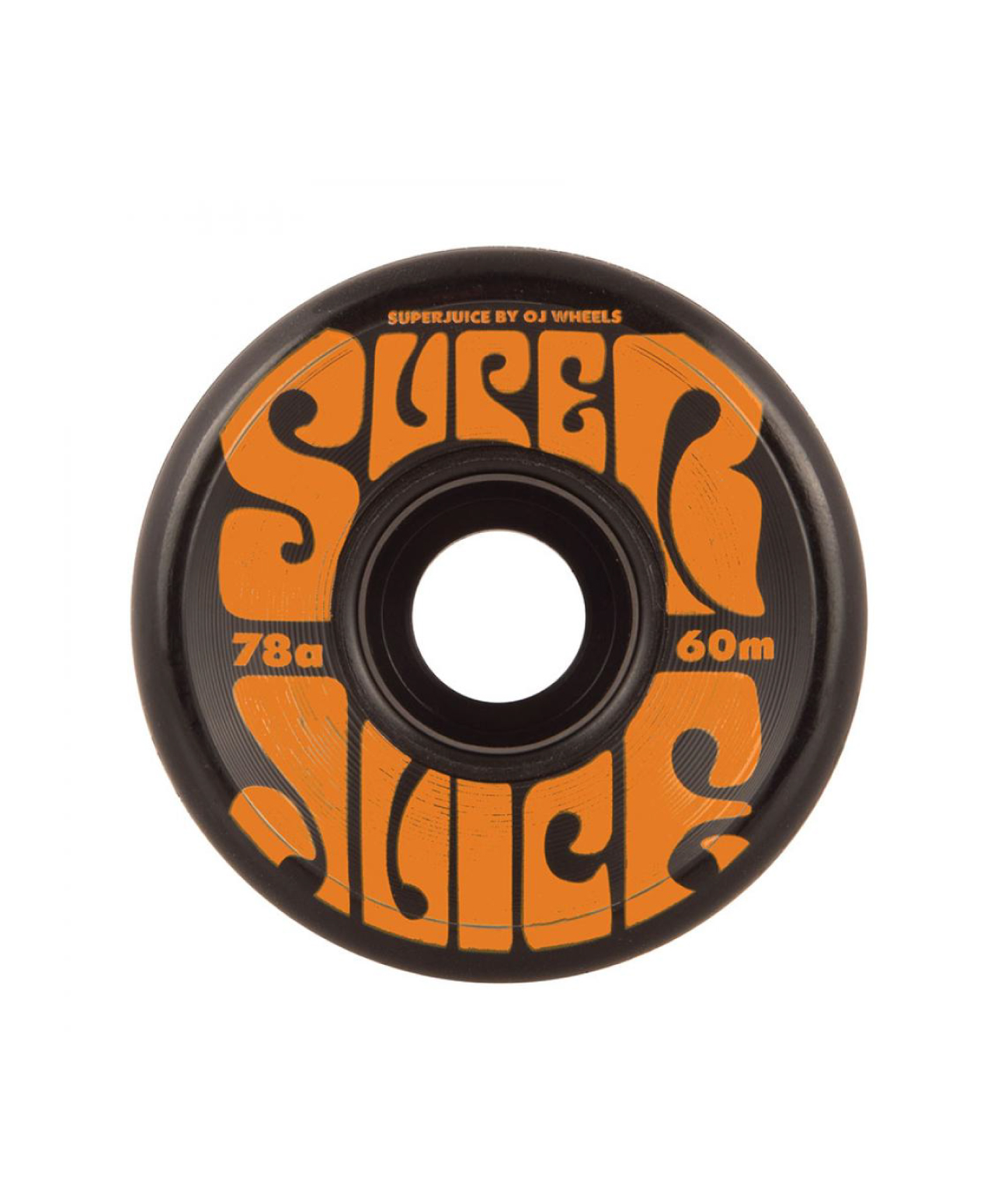 OJ SUPER JUICE 60mm 78A SOFT WHEELS BLACK/ORANGE