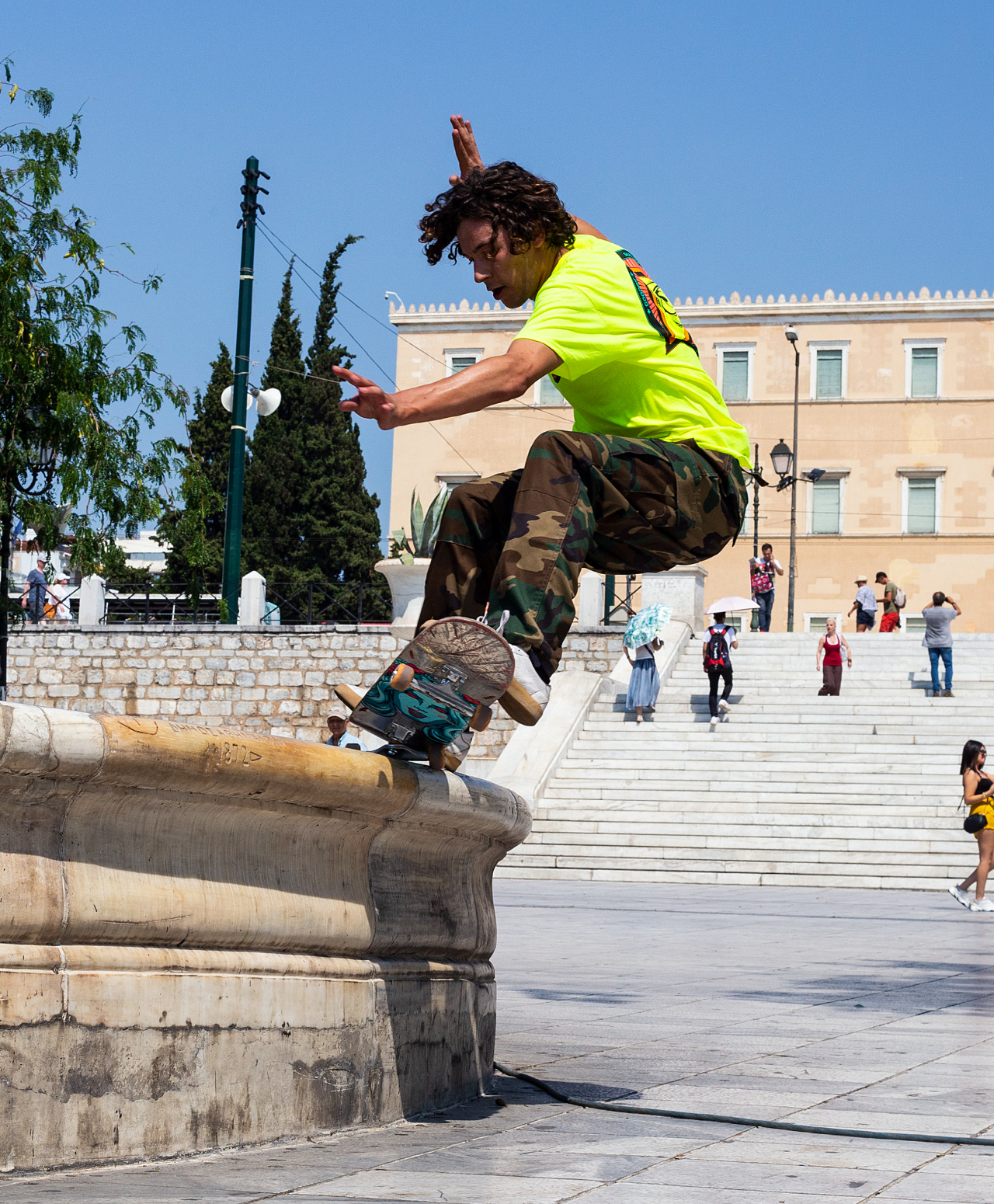COLOR I-5 CARGO PANTS WOODLAND CAMO