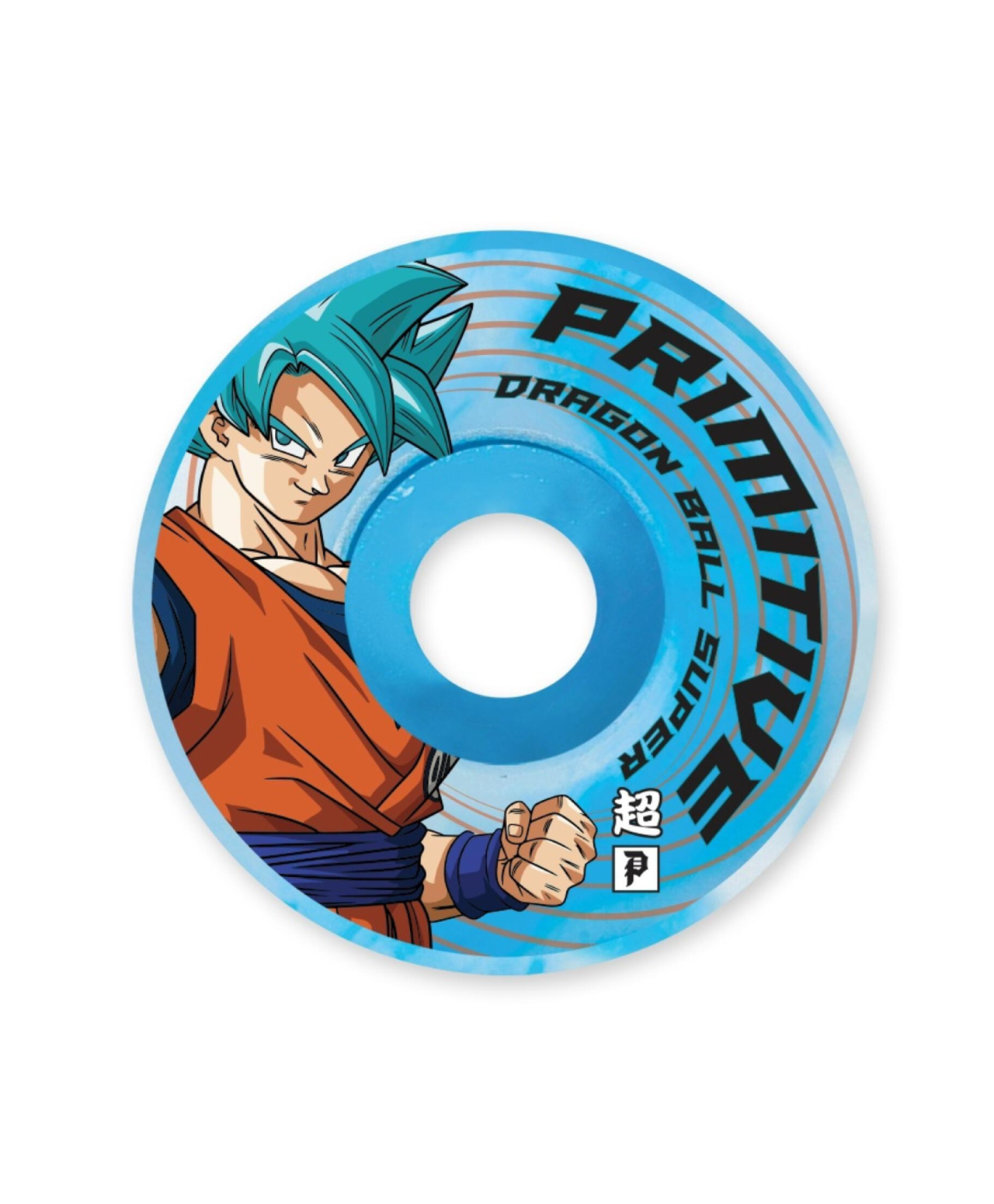 PRIMITIVE X DRAGON BALL DBS2 SURVIVAL TEAM WHEEL 52mm WHEELS BLUE