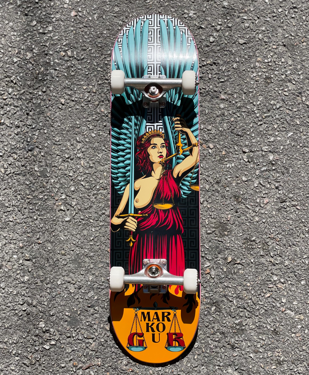 GOODBIE PREMIUM COMPLETE SKATEBOARD NEMESIS