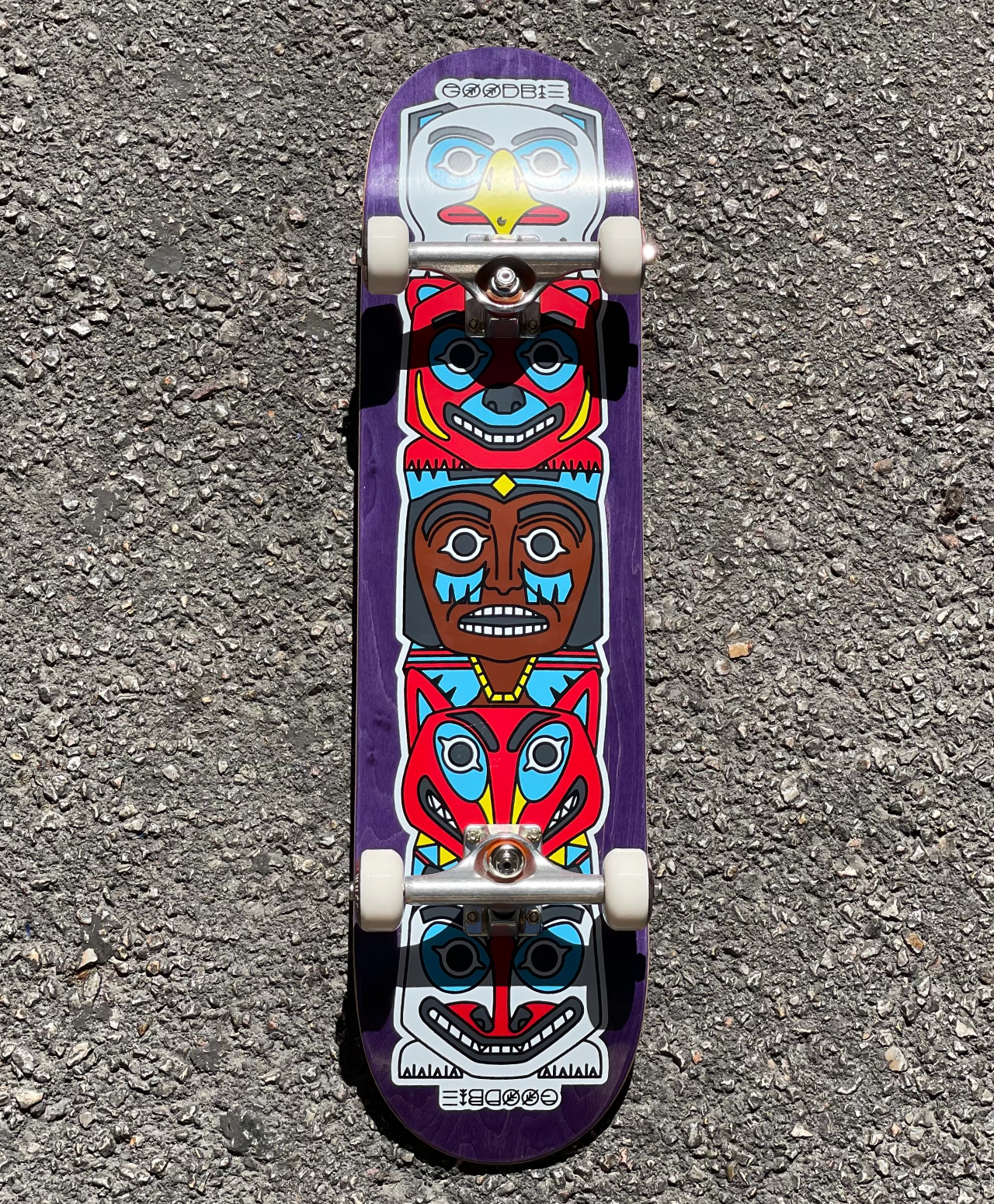 GOODBIE PREMIUM COMPLETE SKATEBOARD TOTEM 7.8