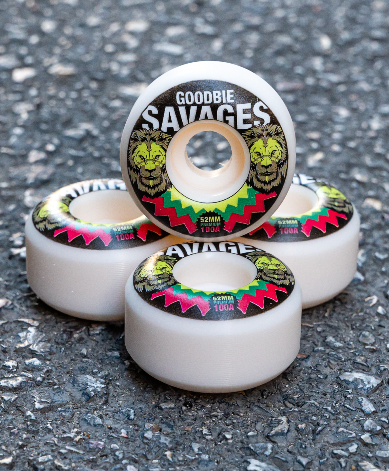 GOODBIE LION WHEELS 52mm WHITE