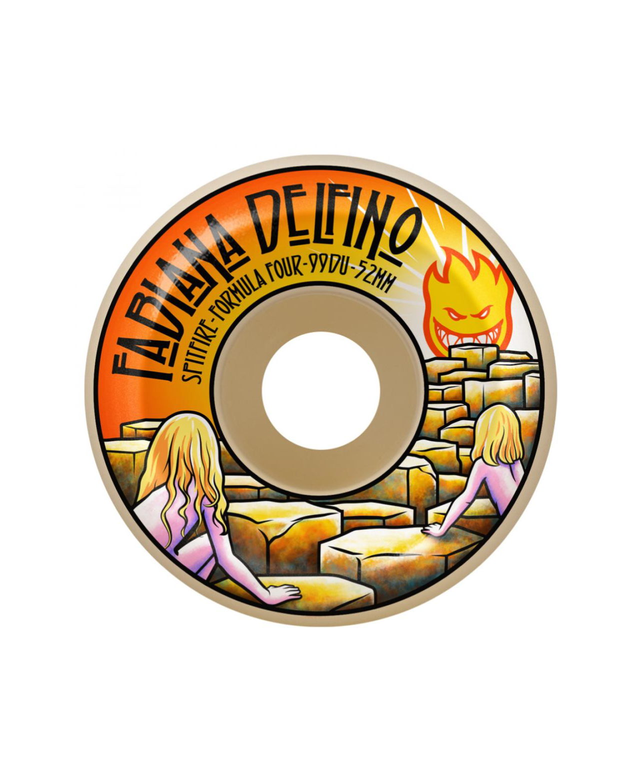 SPITFIRE FORMULA FOUR FABIANA CON FULL 99 53mm WHEELS WHITE