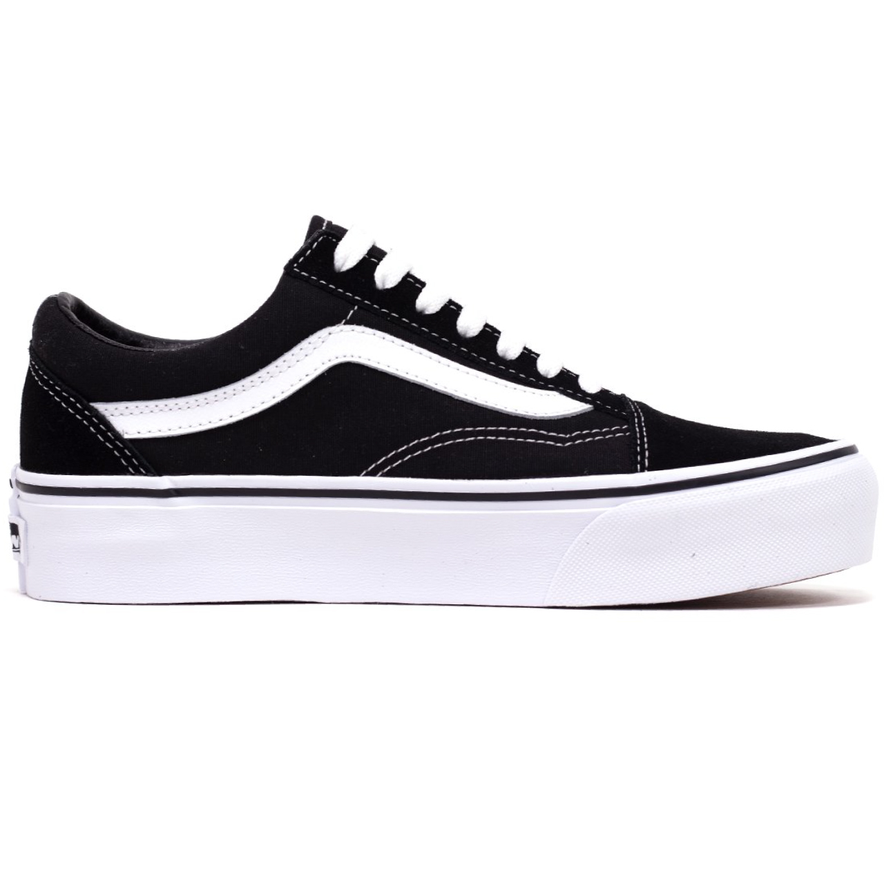VANS OLD SKOOL PLATFORM BLACK/WHITE