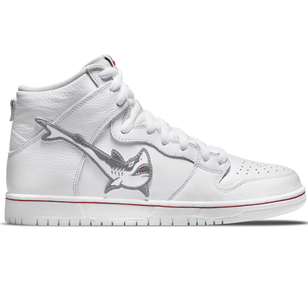 NIKE SB X OSKI DUNK HIGH PRO GREAT WHITE SHARK WHITE/COOL GREY