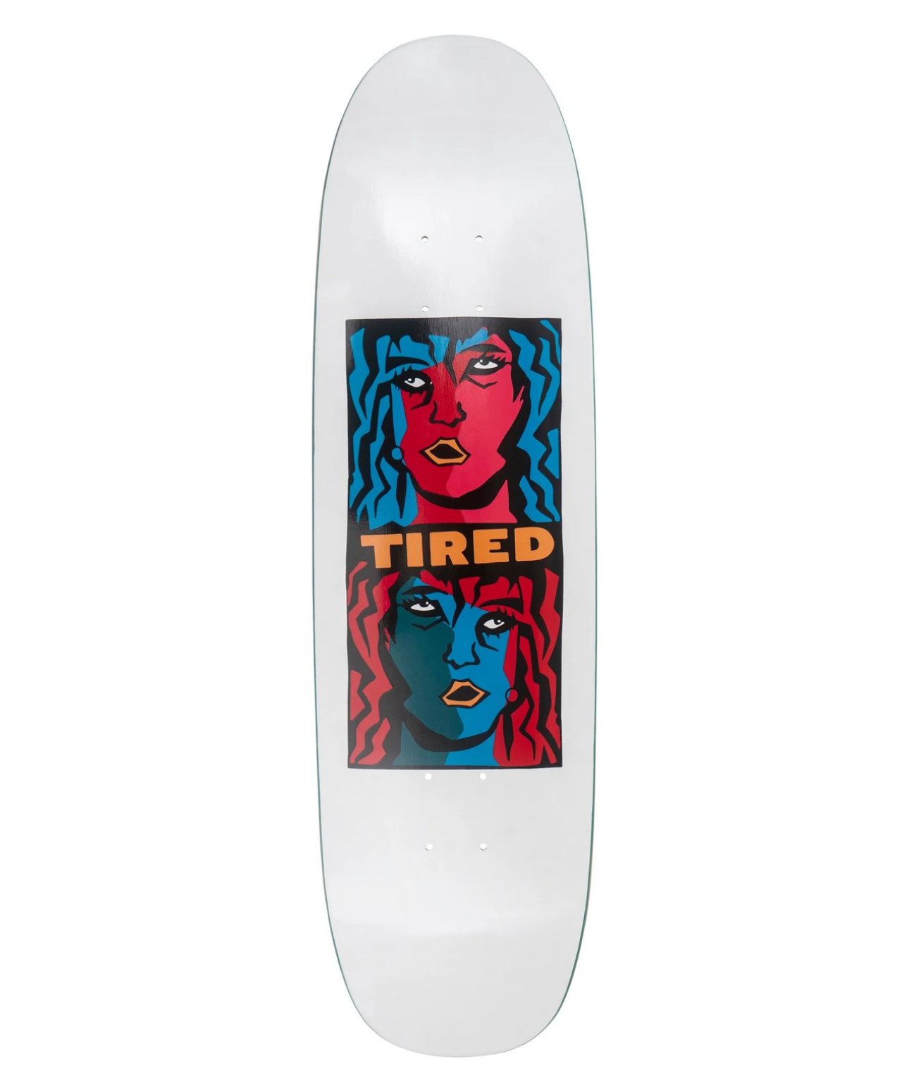 TIRED DOUBLE VISION DONNY SKATE DECK 8.625