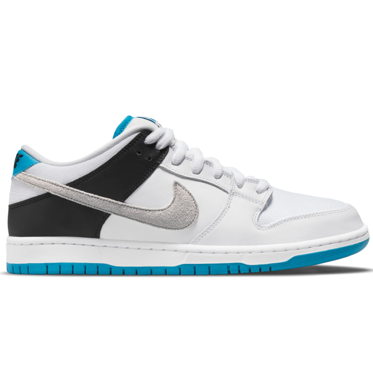 NIKE SB DUNK LOW PRO LASER BLUE WHITE/NEUTRAL GREY-BLACK-LASER BLUE