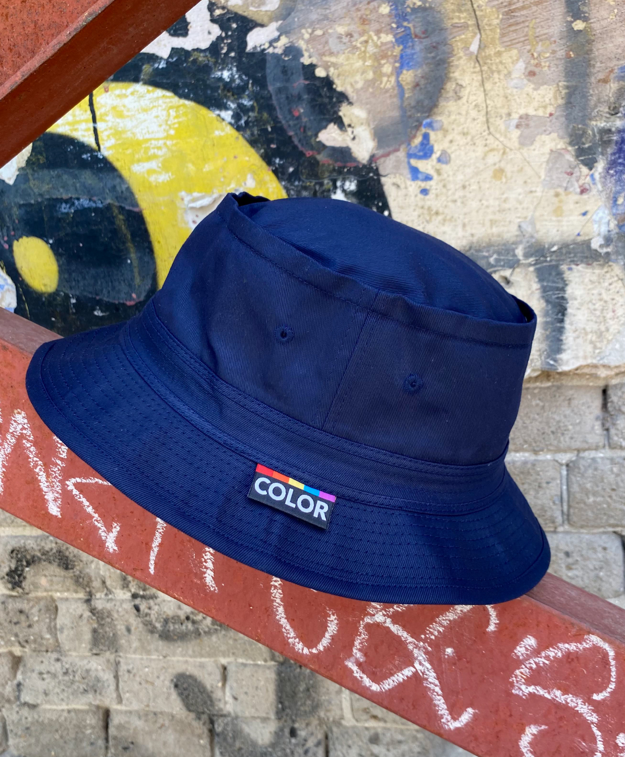 COLOR I-5 BUCKET HAT NAVY