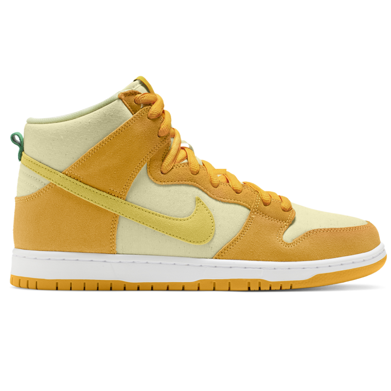 NIKE SB DUNK HIGH PRO PINEAPPLE UNIVERSITY GOLD/VIVID SULFUR-CITRON TINT