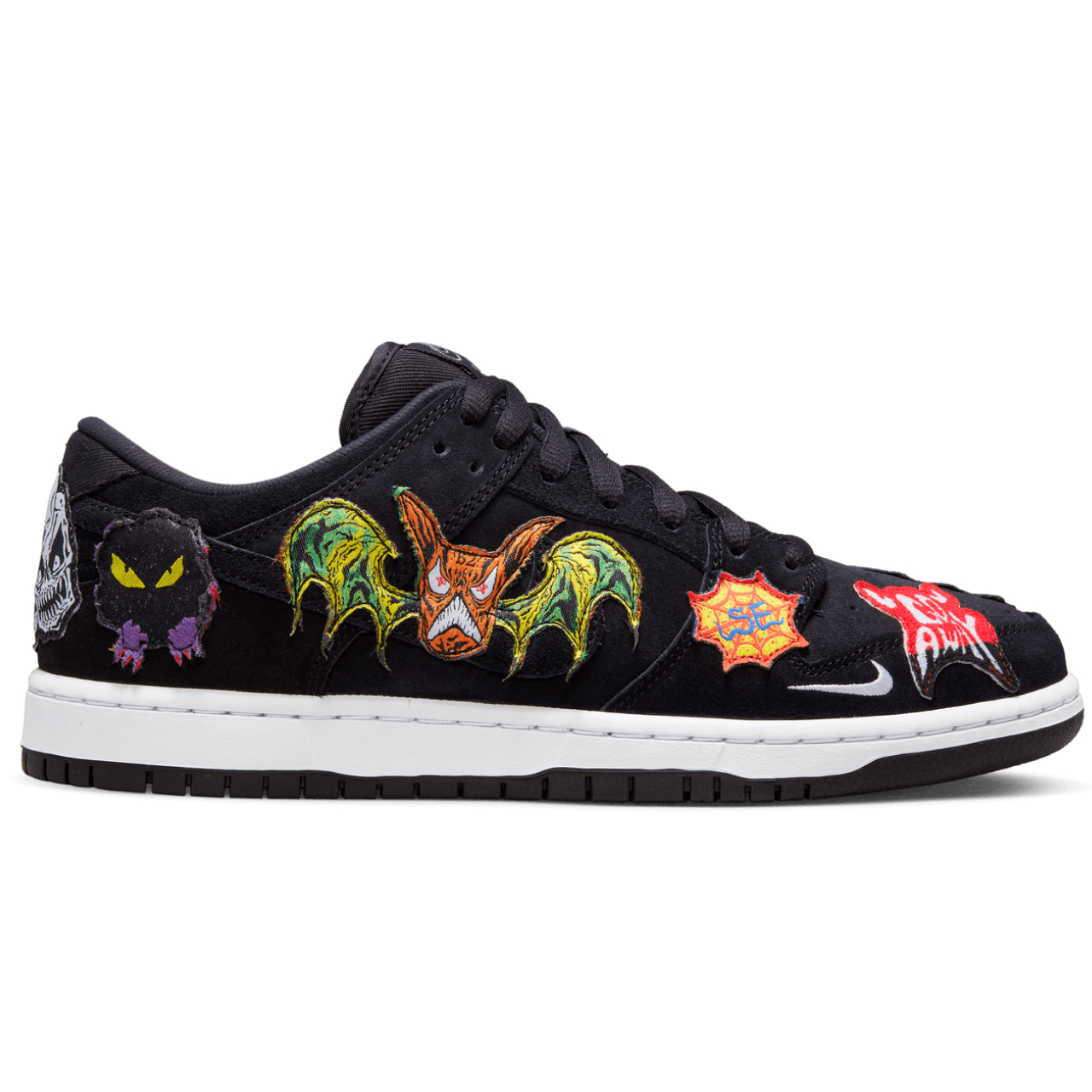 NIKE SB X NECKFACE DUNK LOW PRO BLACK/WHITE-MULTI-COLOR