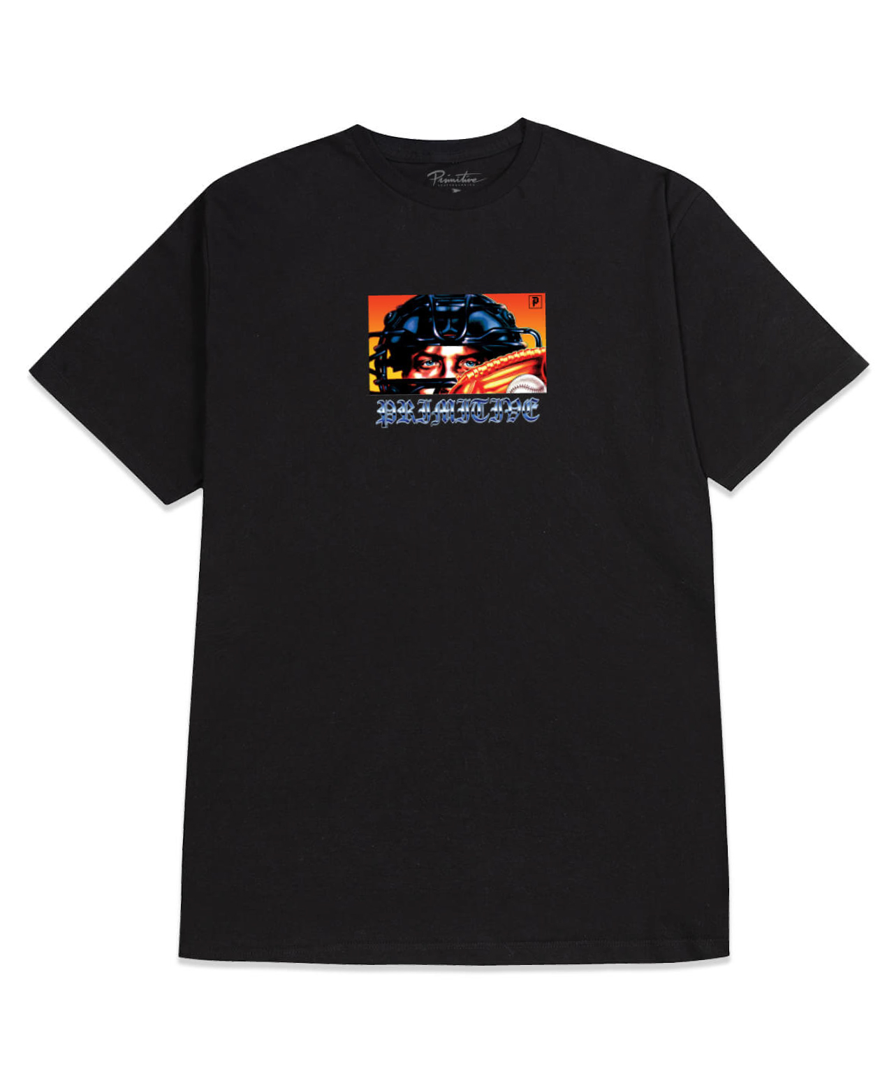 PRIMITIVE BIG LEAGUE TEE BLACK