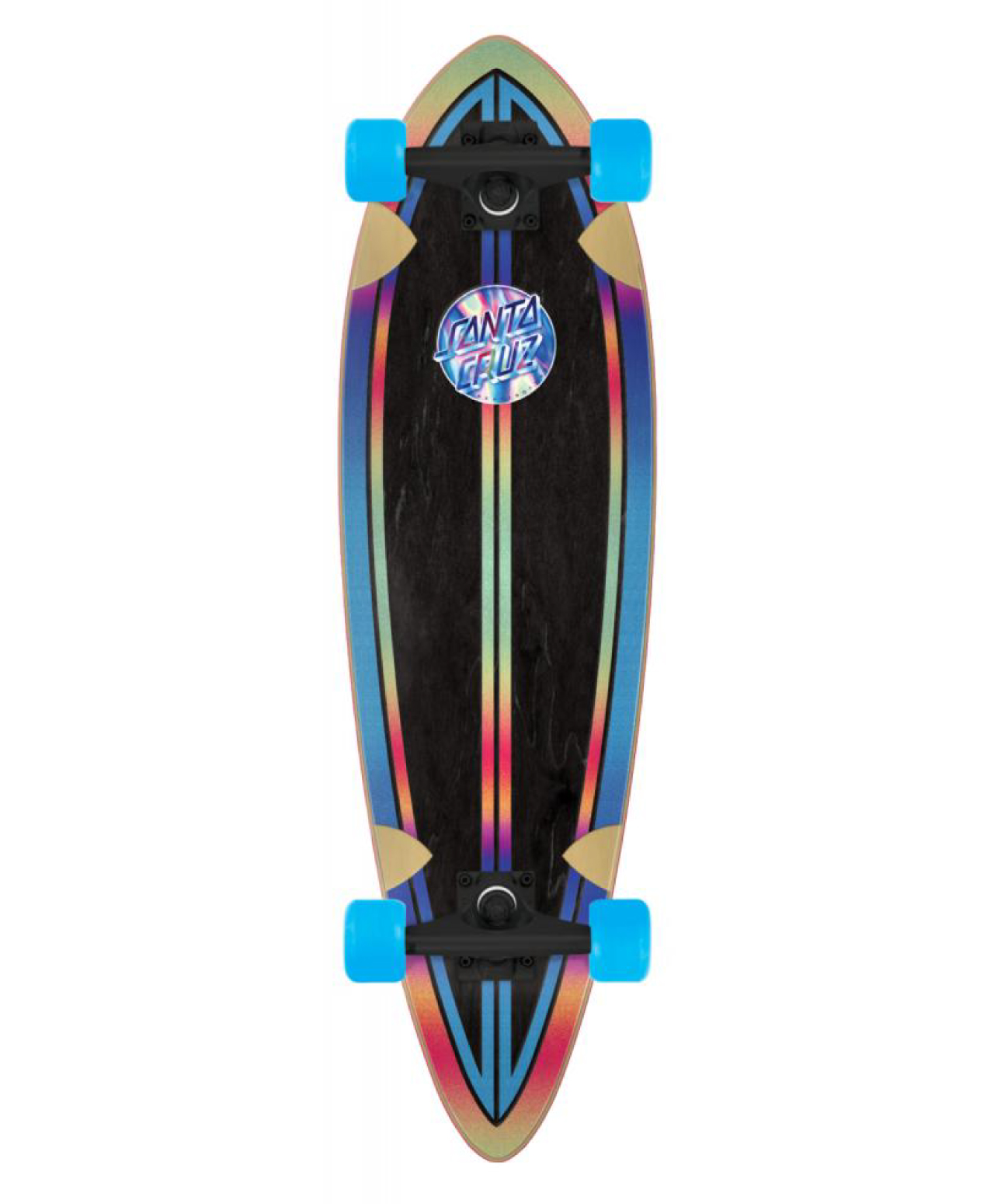SANTA CRUZ IRIDESCENT DOT PINTAIL CRUZER 33 MULTI