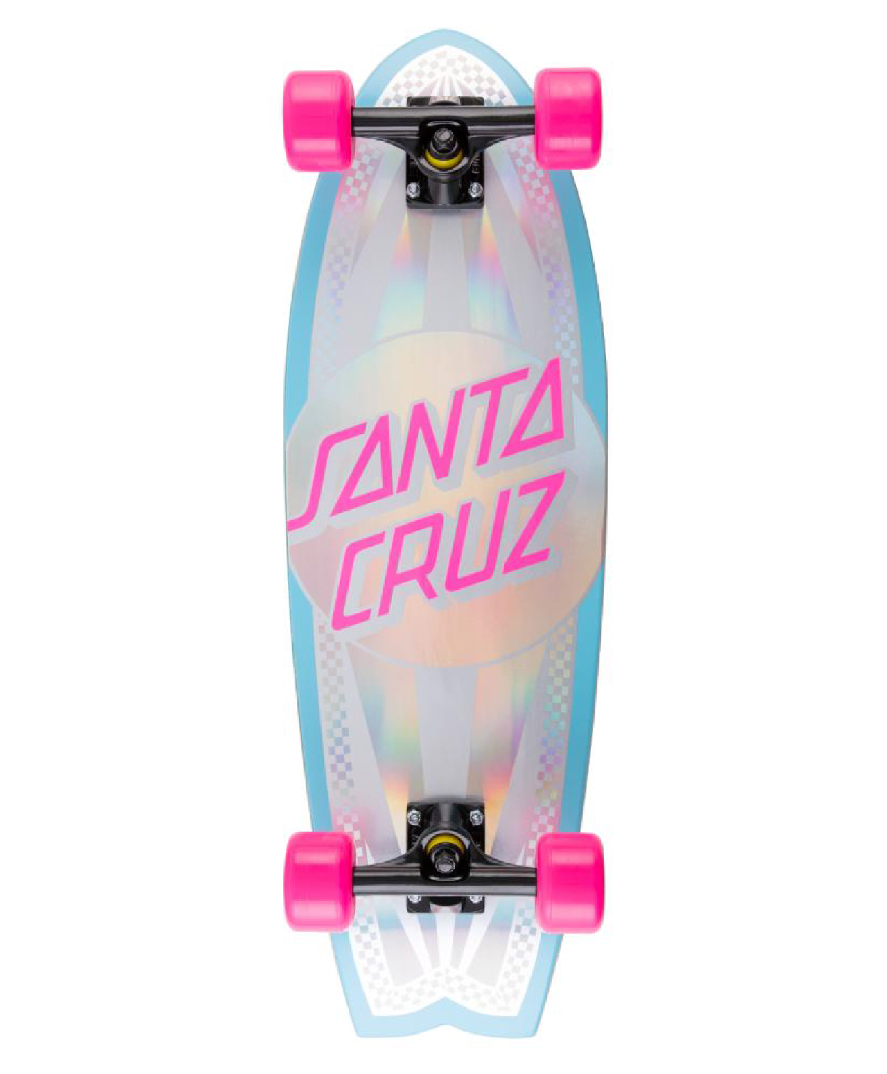 SANTA CRUZ PRISMATIC DOT SHARK CRUZER 8.8 SILVER