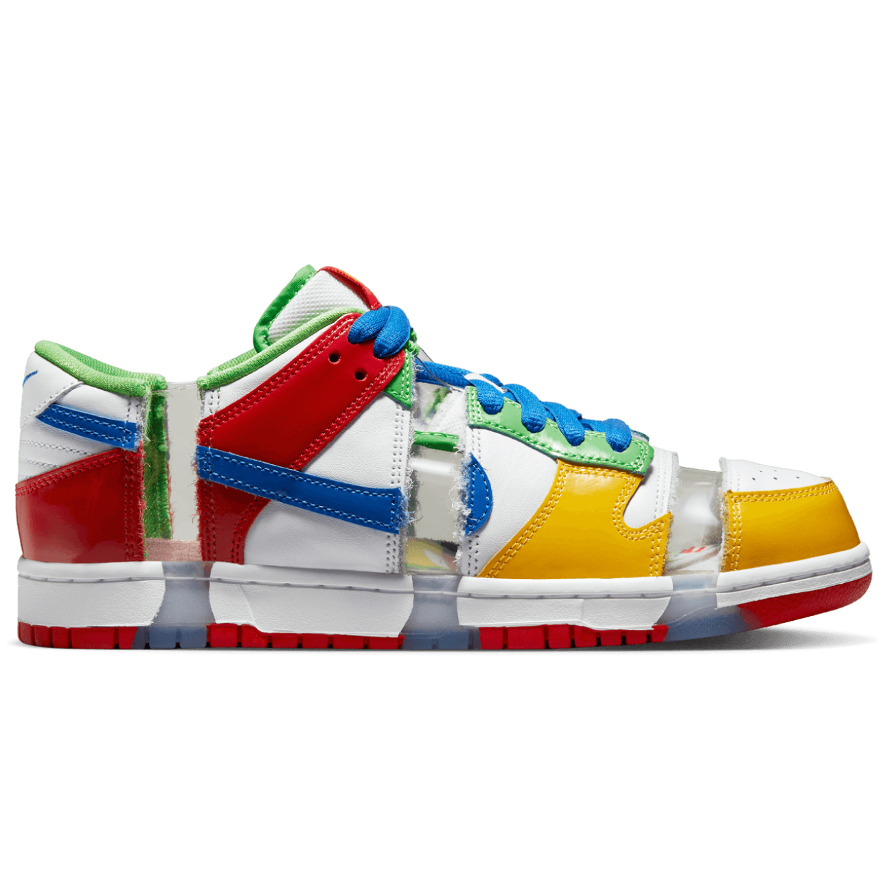 NIKE SB X EBAY DUNK LOW PRO SANDY WHITE/HYPER ROYAL-MEAN GREEN