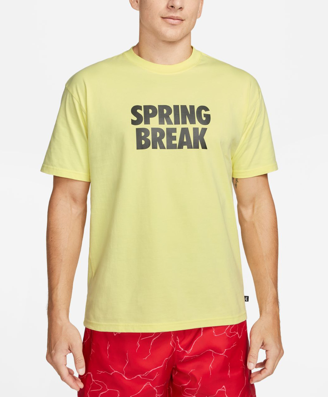 NIKE SB SPRING BREAK TEE LEMON CHIFFON