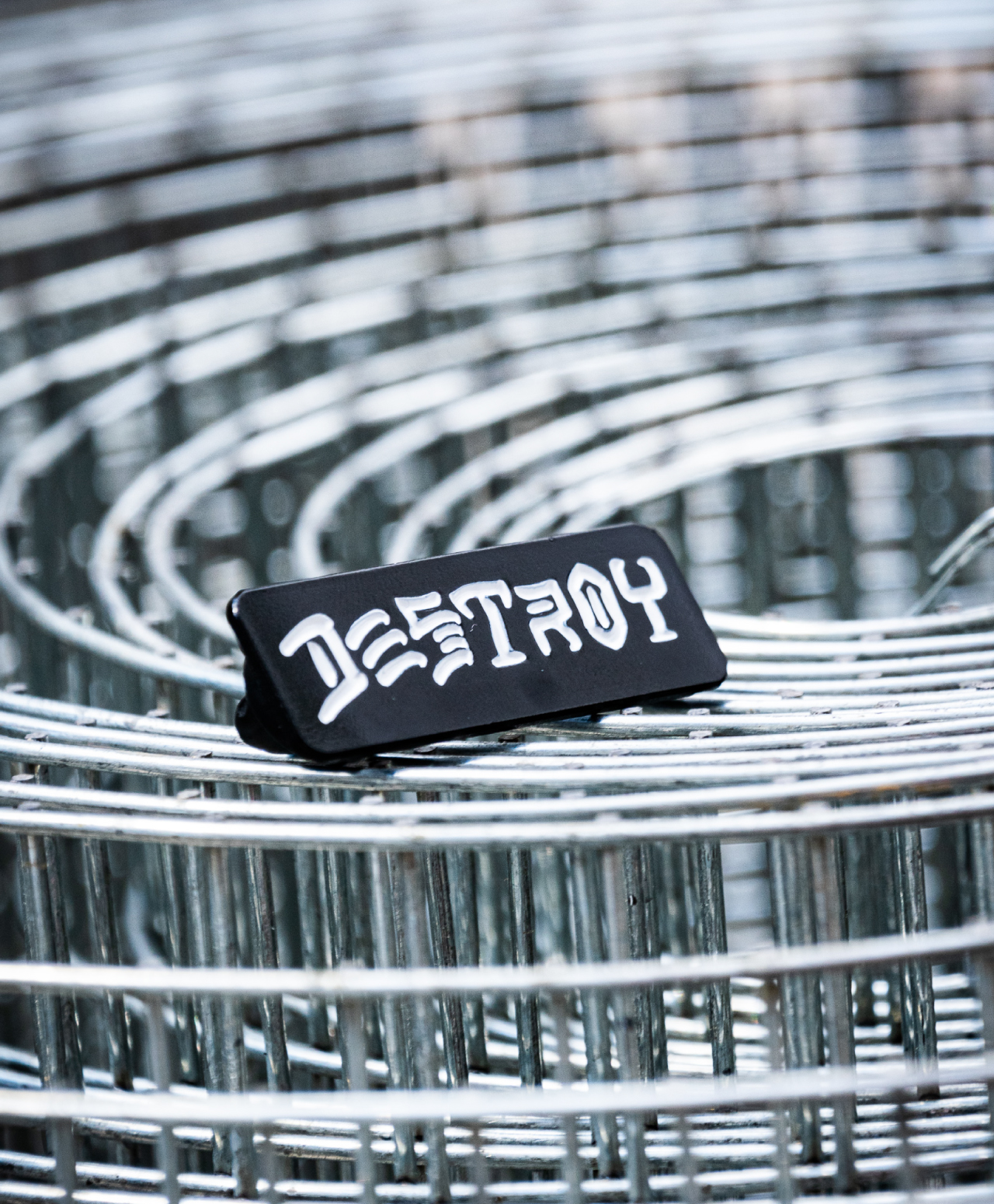THRASHER DESTROY LAPEL PIN BLACK