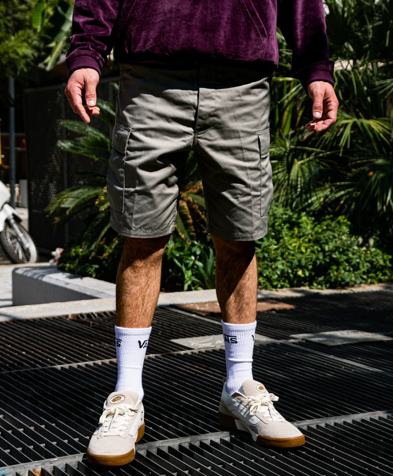 COLOR I-5 CARGO SHORT GREY
