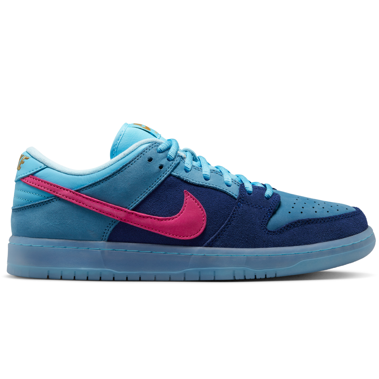 NIKE SB X RUN THE JEWELS DUNK LOW PRO DEEP ROYAL BLUE/ACTIVE PINK