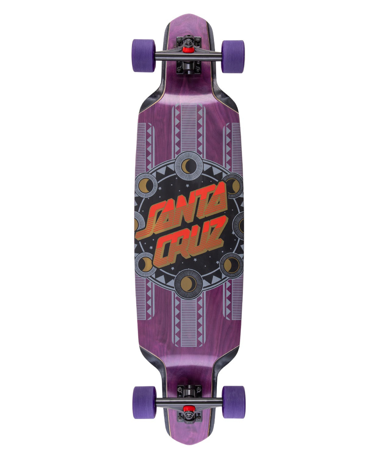 SANTA CRUZ PHASE DOT DROP DOWN 9.5 X 37.52 PURPLE