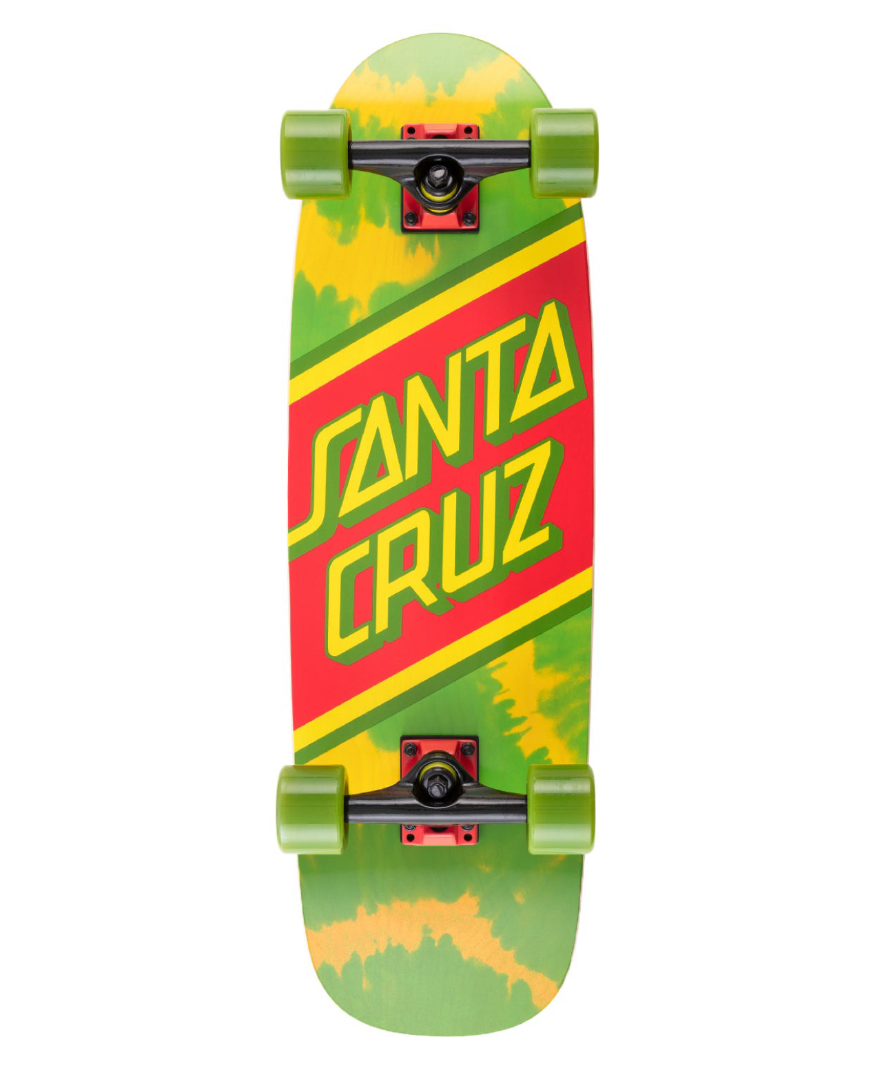 SANTA CRUZRASTA TIE DYE STREET SKATE 8.79 X 29.05 GREEN